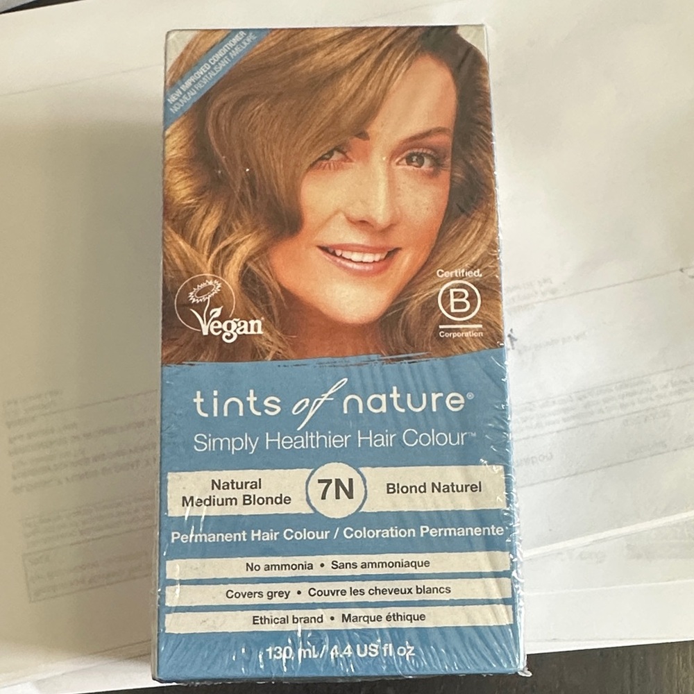7N Natural Medium Blonde Permanent Hair Colour - Natural Blonde